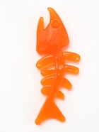 Игрушка жевательная «Планктон» прозрачная, PP, 12.5 см, оранжевая - Фото 2