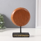 Фигурка полистоун «Две ящерицы на плетёном круге», золото, 5×12×20.5 см - Фото 3