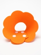 Ветеринарный воротник из фетра «Ромашка», размер M, оранжевый - Фото 6