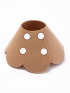 Ветеринарный воротник из фетра «Ромашка», размер L, коричневый - Фото 5