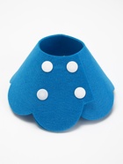 Ветеринарный воротник «Ромашка», размер L, фетр, синий - Фото 5