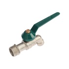 Кран водоразборный ZEIN,1/2", рычаг, укороченный, цинк - Фото 4