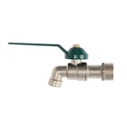 Кран водоразборный ZEIN,1/2", рычаг, укороченный, цинк - Фото 5