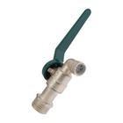 Кран водоразборный ZEIN,1/2", рычаг, укороченный, цинк - Фото 6