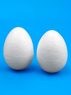 Набор заготовок из пенопласта, Яйцо, 10 см, 2 шт. - Фото 2