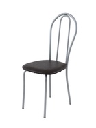 УЦЕНКА Стул "Венский 2", Серебристый металлик/Шоколадная рептилия - Фото 5