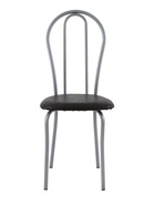 УЦЕНКА Стул "Венский 2", Серебристый металлик/Шоколадная рептилия - Фото 6