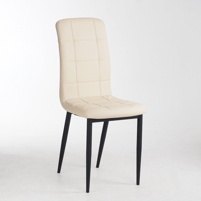 УЦЕНКА Стул «Квадро», Металл черный/AERO кремовый