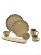 Тарелка плоская керамическая «Песчаный берег», d=23 см, ручная работа - Фото 4