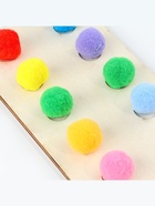 Развивающий набор «Счёт от 1 до 10», с бомбошками 9×21 см - Фото 3