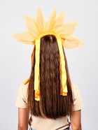 Карнавальный набор «Ясное солнышко»: ободок, пояс, ленты, жёлто-оранжевый - Фото 3