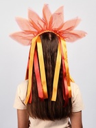 Карнавальный набор «Ясное солнышко»: ободок, пояс, ленты, красно-оранжевый - Фото 3