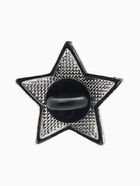 Значок «Звезда», с флагом России, цветной в серебре - Фото 2