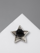 Значок «Звезда» с флагом России, цветной в серебре - Фото 3