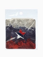 Значок «Звезда», с флагом России, цветной в серебре - Фото 6