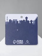 Значок «Флаг» России, цветной в серебре - Фото 5