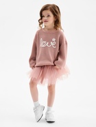 Джемпер детский KAFTAN Love р.32 (110-116 см), розовый - Фото 2