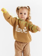 Джемпер Крошка Я Love, р.92-98 см, бежевый - фото 809196782