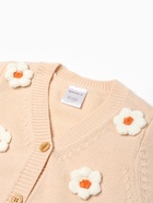 Кардиган Крошка Я Ромашки, р.80-86 см, бежевый - фото 117420159