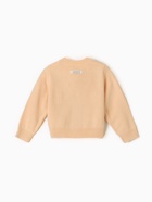 Кардиган Крошка Я Ромашки, р.80-86 см, бежевый - фото 117420161