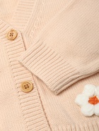 Кардиган Крошка Я Ромашки, р.80-86 см, бежевый 10539595
