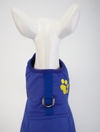 Куртка - попона, двусторонняя, размер S, ДС 24, ОГ 38 см, вес 4-6 см, синяя - Фото 5