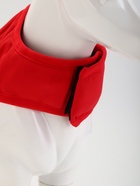 Куртка - попона, двусторонняя, размер S, ДС 24, ОГ 38 см, вес 4-6 кг, красная - Фото 4