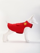 Куртка - попона, двусторонняя, размер M, ДС 28, ОГ 42 см, вес 6-8 см, красная - Фото 2