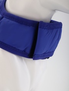 Куртка - попона, двусторонняя, размер L, ДС 32, ОГ 45 см, вес 7-10 см, синяя - Фото 4