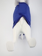 Куртка - попона, двусторонняя, размер L, ДС 32, ОГ 45 см, вес 7-10 см, синяя - Фото 7