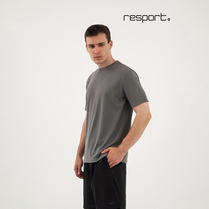 Футболка мужская Resport, бифлекс, размер XXL (54), серая - Фото 1