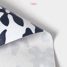 Скатерть на стол Доляна, 137×180 см, чёрно-белая - Фото 4