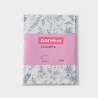 Скатерть на стол Доляна, 137×180 см, бело-зелёная - Фото 5