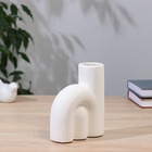 Ваза «Кирстен», 16×5×13 см, керамика, белая 10631733
