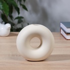 Ваза «Линд», 12×5×11.5 см, керамика, белая - Фото 1