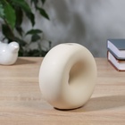 Ваза «Линд», 12×5×11.5 см, керамика, белая - Фото 2