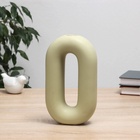 Ваза «Линд», 12×5×20 см, керамика, зелёная - Фото 4