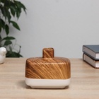 Ваза Теа, 8×11×9.5 см, керамика, белая, коричневая - Фото 1