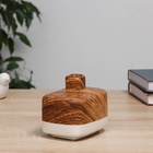 Ваза Теа, 8×11×9.5 см, керамика, белая, коричневая - Фото 2