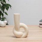 Ваза для цветов «Узел», 11×5×18 см, керамика, белая - Фото 4