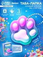 Набор для опытов «Создай брелок», кошачья лапка из сургуча своими руками - Фото 1