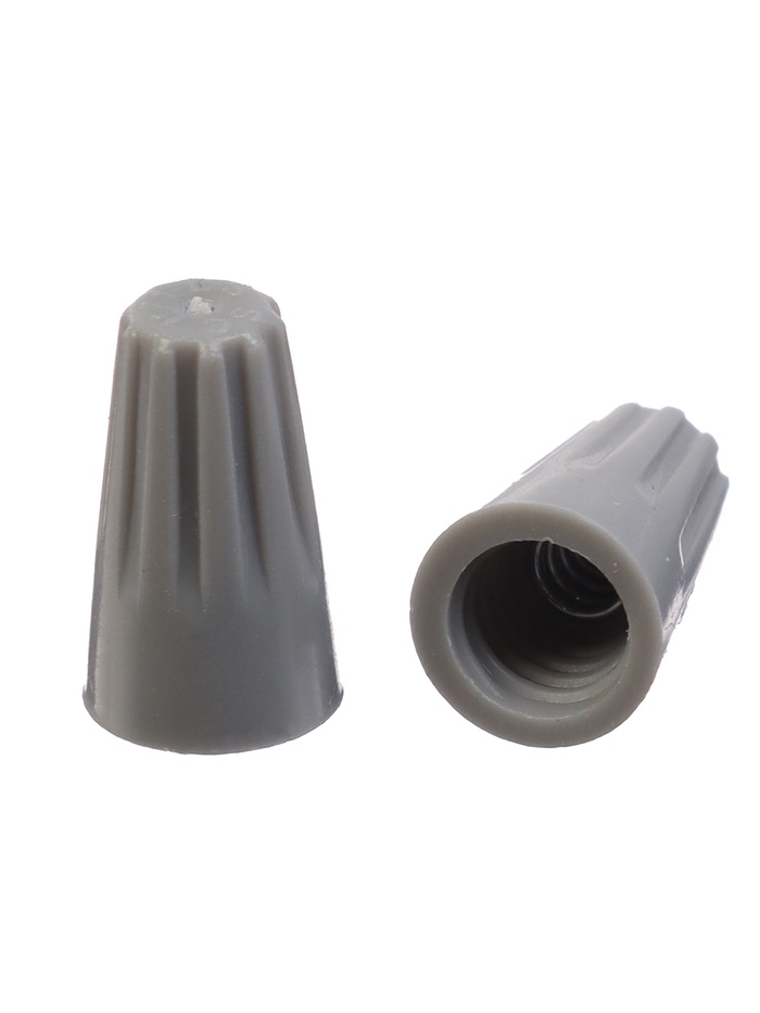 Соединительный изолирующий зажим для проводов СИЗ-1, 1.0-3.0 мм, серый, набор 100 шт.