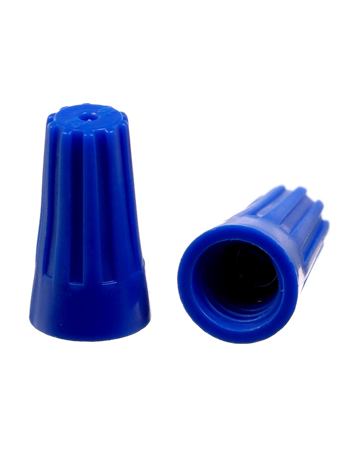 Соединительный изолирующий зажим для проводов СИЗ-2, 2.0-4.5 мм, синий, набор 100 шт.