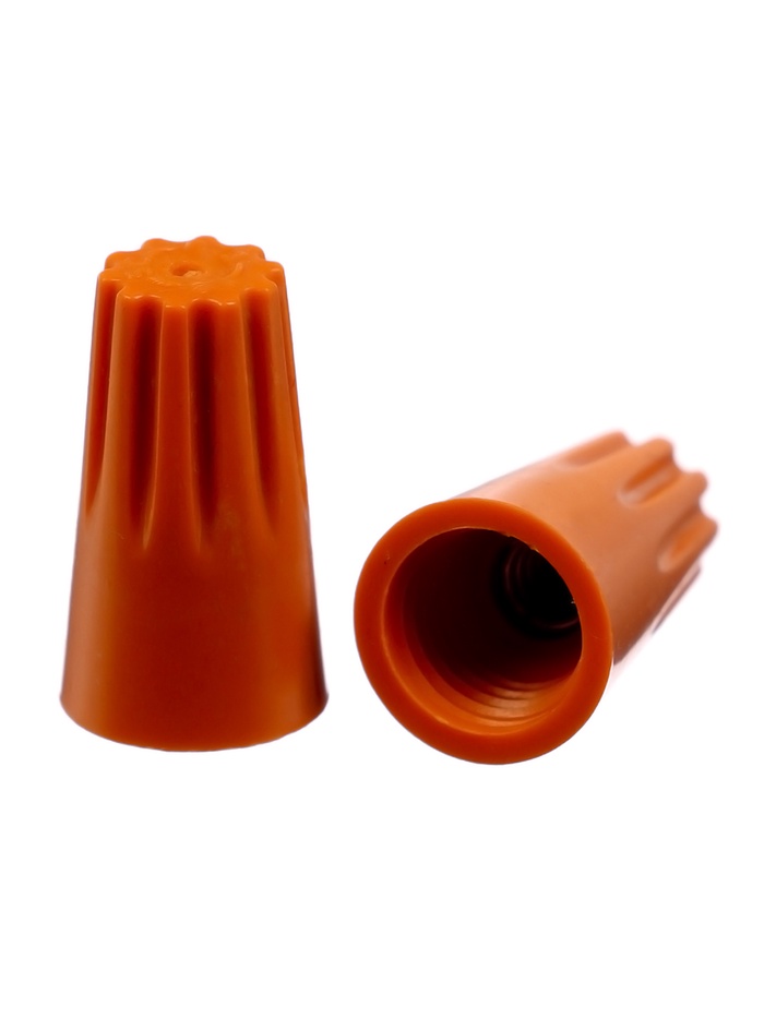 Соединительный изолирующий зажим для проводов СИЗ-3, 2.5-5.5 мм, оранжевый, набор 100 шт.