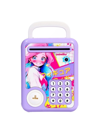 Музыкальная игрушка ZABIAKA «Кавай сейф», фиолетовый