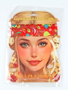 Карнавальная повязка «Марьюшка», р-р 50-58 см, красный - Фото 4