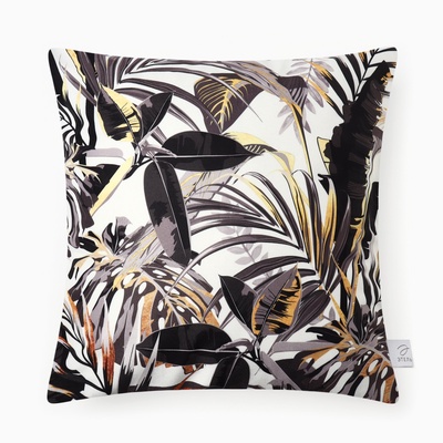 Чехол на подушку «Этель» Golden tropics, 40×40 см, велюр