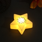 Фигурка светящаяся RISALUX «Звезда. Гора», LED-ночник, 3xLR1130, 7×7×2.5 см - Фото 2