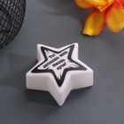 Фигурка светящаяся RISALUX «Звезда. Лучи», LED-ночник, 3xLR1130, 7×7×2.5 см - Фото 3