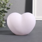 Фигурка светящаяся RISALUX «Сердце. Портрет», LED-ночник, 3хLR44, 8×11×7 см - фото 5038375